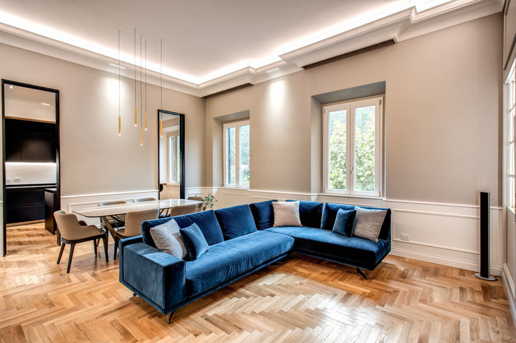 PARIOLI MOB ARCHITECTS Soggiorno moderno