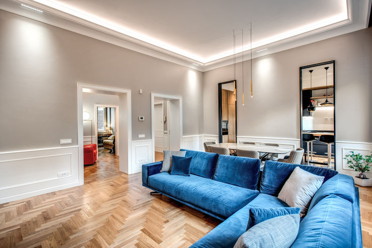 PARIOLI MOB ARCHITECTS Soggiorno moderno