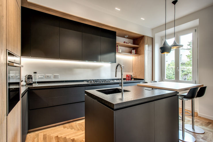 PARIOLI MOB ARCHITECTS Cucina moderna