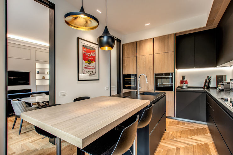 PARIOLI MOB ARCHITECTS Cucina moderna