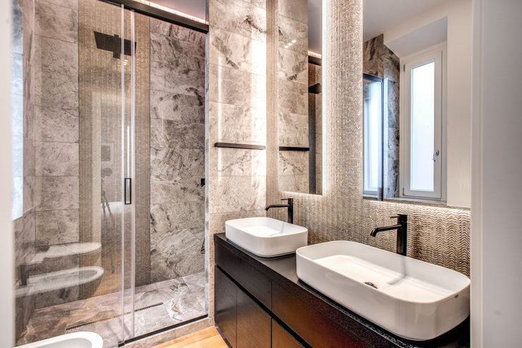 PARIOLI MOB ARCHITECTS Bagno moderno