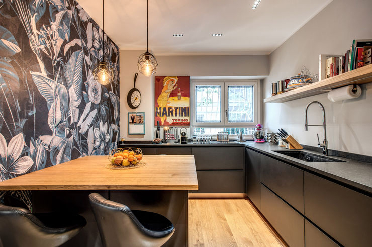 CAVALESE MOB ARCHITECTS Cucina moderna