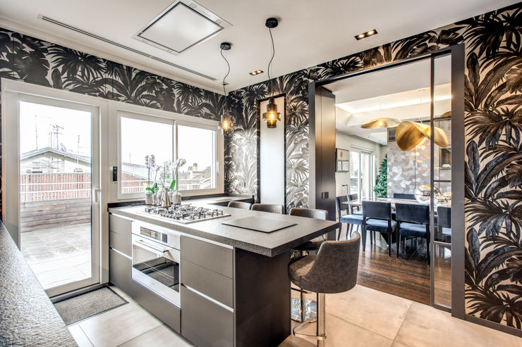 CORTINA D'AMPEZZO MOB ARCHITECTS Cucina moderna