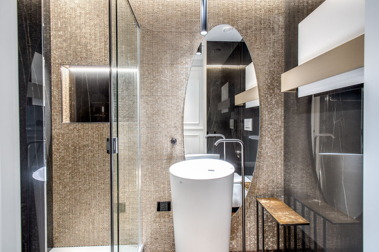 CORTINA D'AMPEZZO MOB ARCHITECTS Bagno moderno