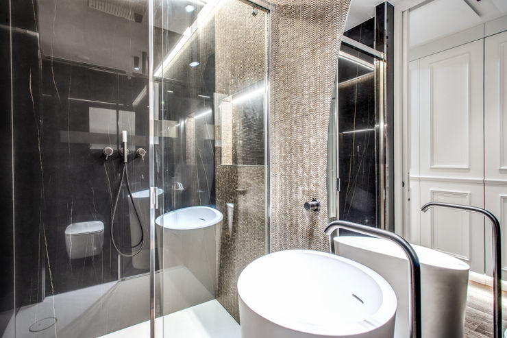 CORTINA D'AMPEZZO MOB ARCHITECTS Bagno moderno