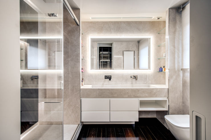 CORTINA D'AMPEZZO MOB ARCHITECTS Bagno moderno