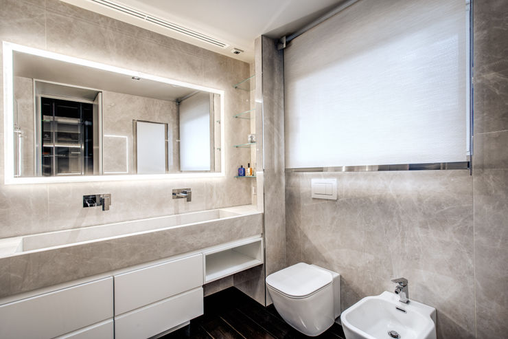 CORTINA D'AMPEZZO MOB ARCHITECTS Bagno moderno