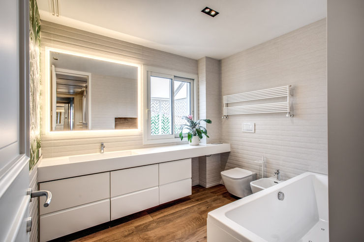 CORTINA D'AMPEZZO MOB ARCHITECTS Bagno moderno