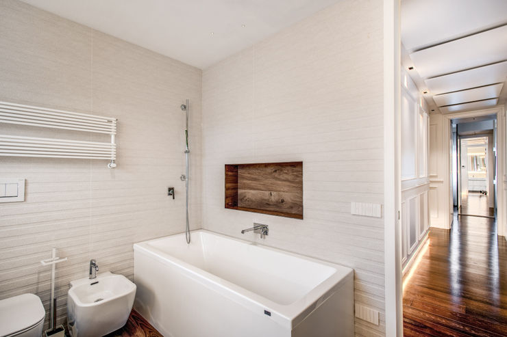 CORTINA D'AMPEZZO MOB ARCHITECTS Bagno moderno