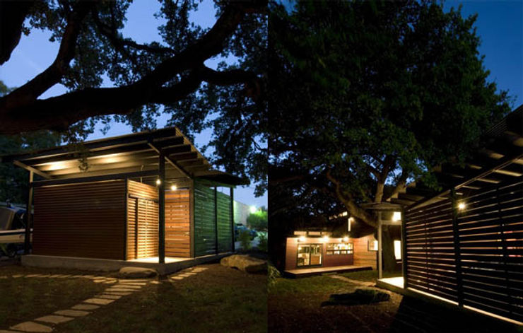 Casa fatta con containers navali Green Living Ltd Case moderne