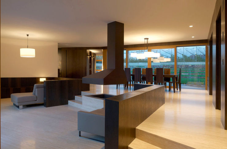casa fatta con containers navali Green Living Ltd Soggiorno moderno
