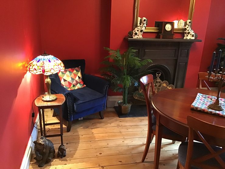 Red Victorian Dining Room Girl About The House