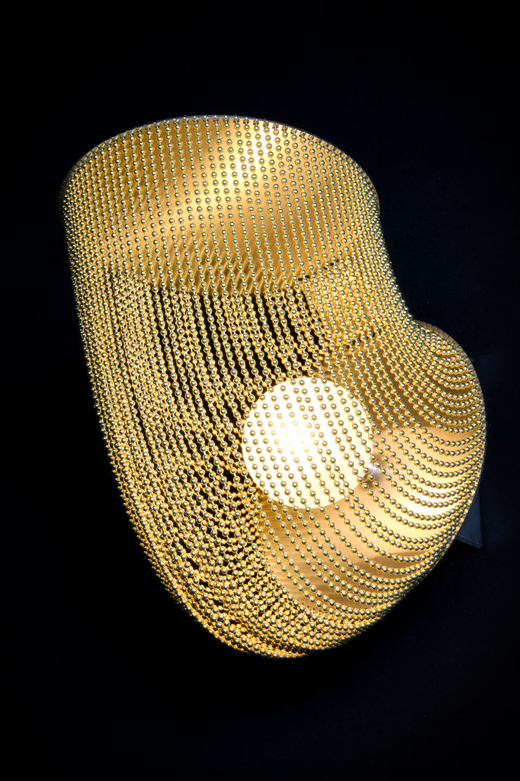 willowlamp SchlafzimmerBeleuchtung Aluminium/Zink Bernstein/Gold