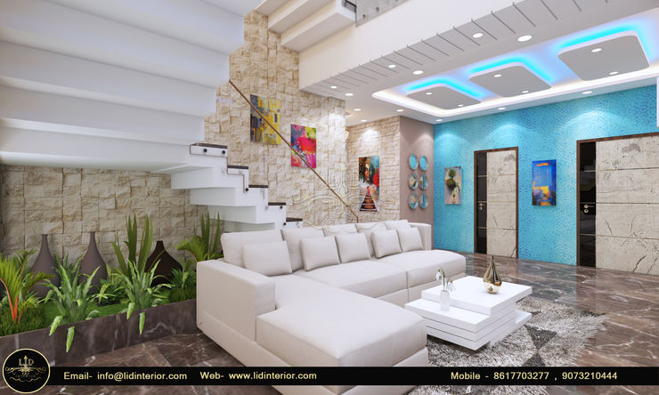 6 BHK Duplex house Complete Interior Design Project at Mukundapur ...