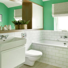Richmond, 1930's Refurbishment: eclectic Bathroom by Amory Brown Ltd Eclectic Bath Richmond Eclectic Bath Richmond Richmond, 1930's Refurbishment: eclectic Bathroom by Amory Brown Ltd