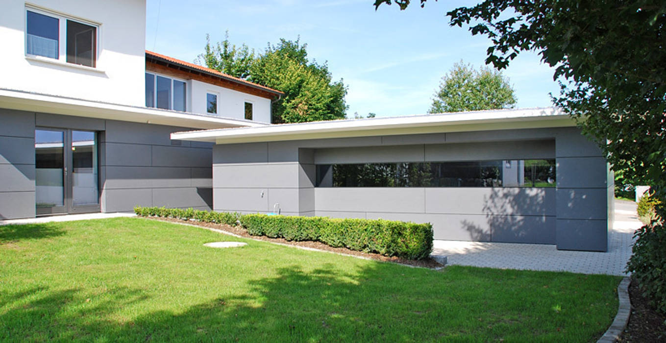 Neubau moderne garage schuppen von peter rohde innenarchitektur