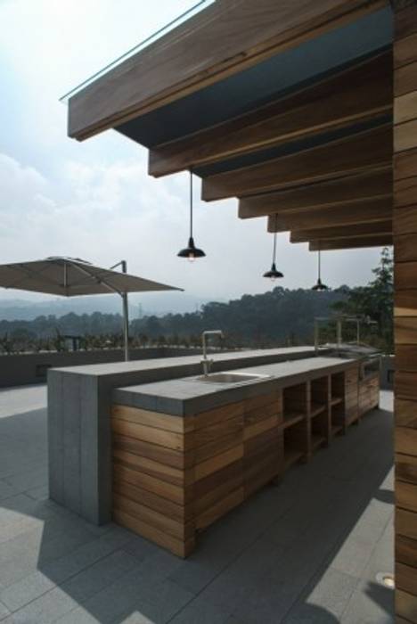 Fotos de space de estilo : barra asador roof garden | homify