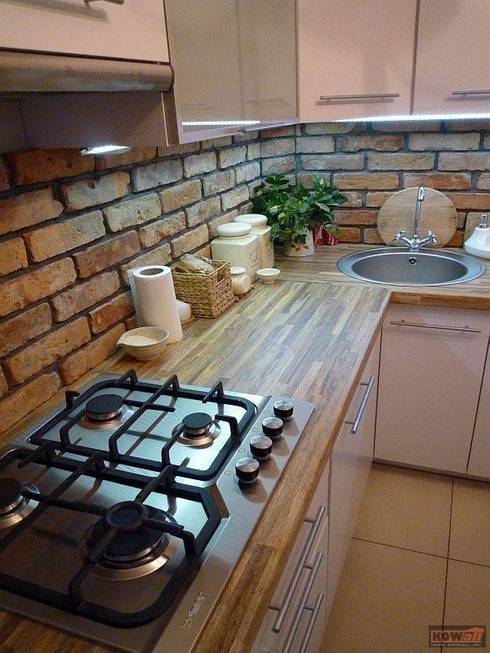 Cocinas de estilo translation missing: ve.style.cocinas.rustico por ITA Poland s.c.