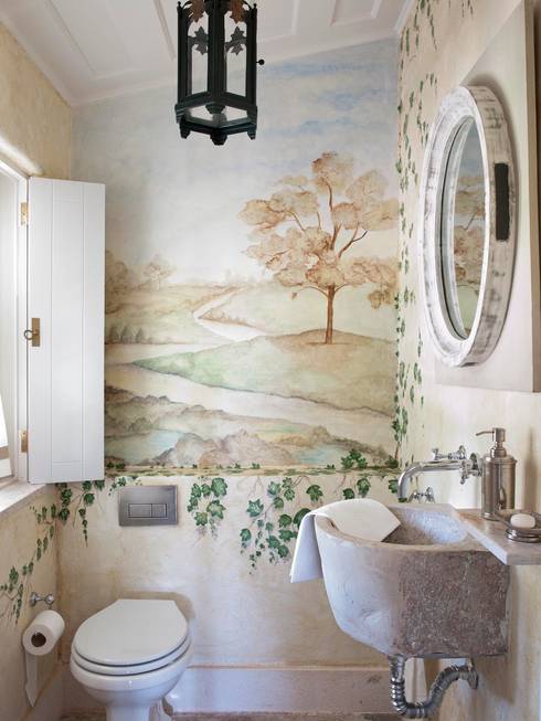 13 increíbles ideas para decorar las paredes del baño