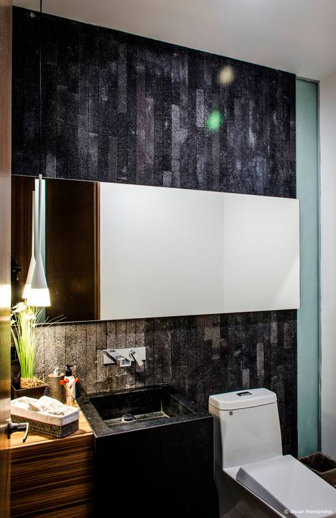 13 Formas fantásticas de decorar las paredes del baño