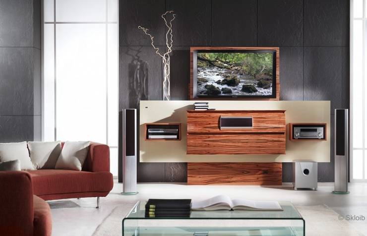 Medienmöbel moderne hingucker im wohnzimmer