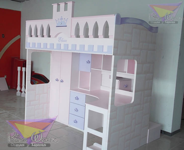 Recamaras para princesas de camas y literas infantiles kids world | homify