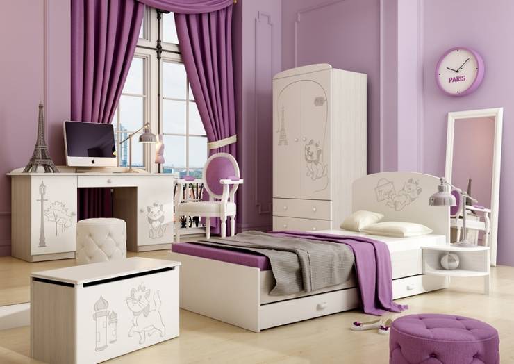 Kinderzimmer farben und ihre wirkung Schlafzimmer wandfarbe violett