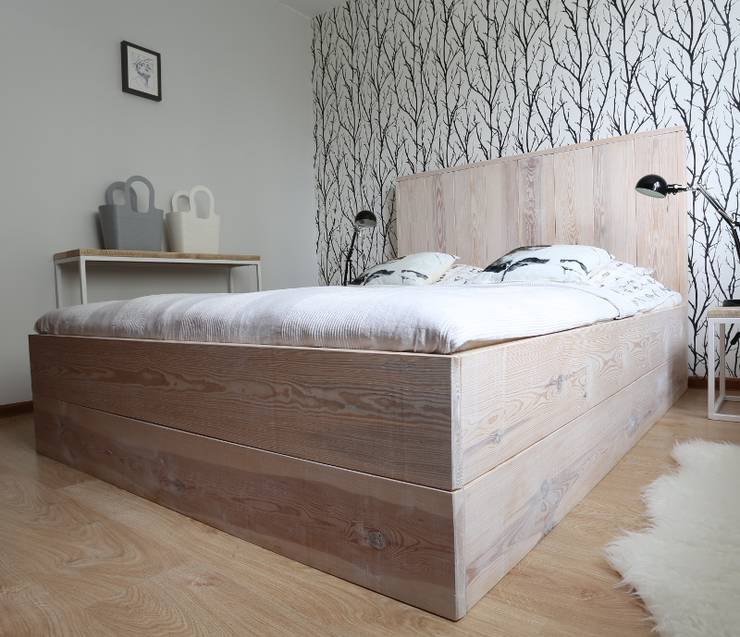 Dormitorios de estilo escandinavo por Woodenfactory