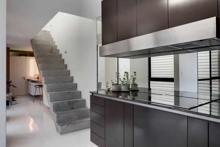 15 escaleras de concreto ¡perfecta para casas modernas!