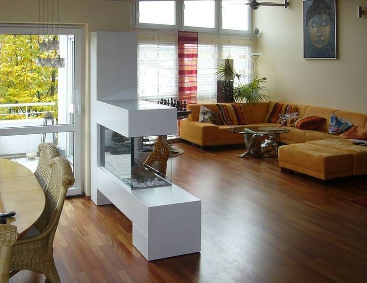 Raumteiler kamine aspect serie von kamin design gmbh & co kg ... Wohnzimmer kamin design