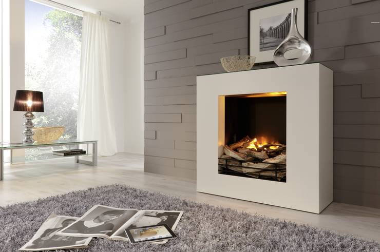 Moderne kamine elektrokamine ethanolkamine von kamin design ... Wohnzimmer kamin design