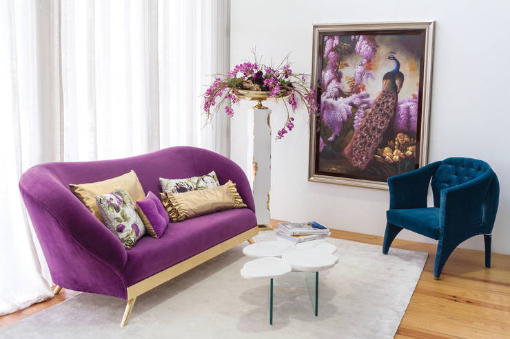 Salas de estilo moderno por Green Apple Home Style