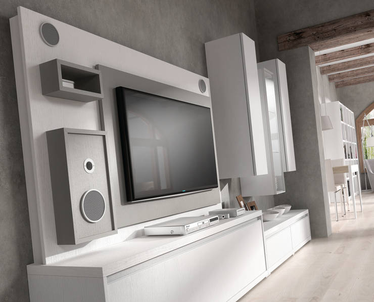 Muebles Para La Television Y Paneles Tv De Baixmoduls Homify 