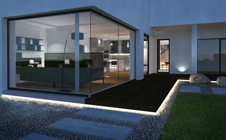 Außenansicht moderne häuser von innenarchitektur ina nimmrichter
