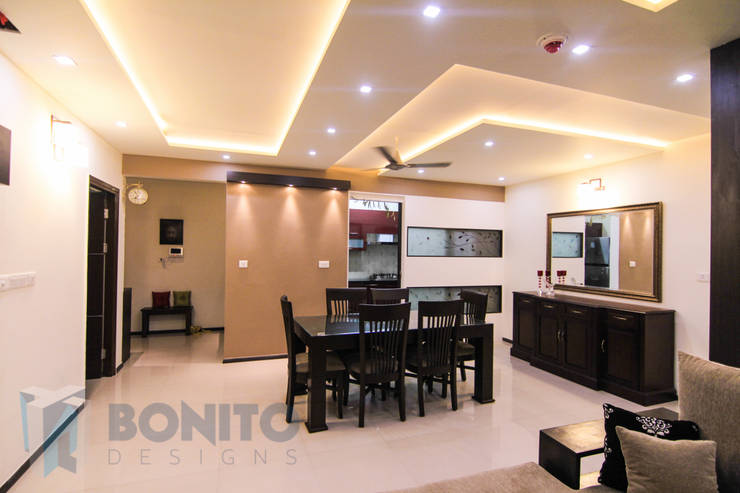 False Ceiling For Living Room And Dining - Studio