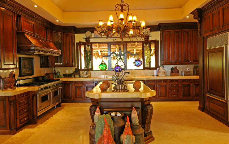 20 Cocinas de madera con isla que te van a fascinar