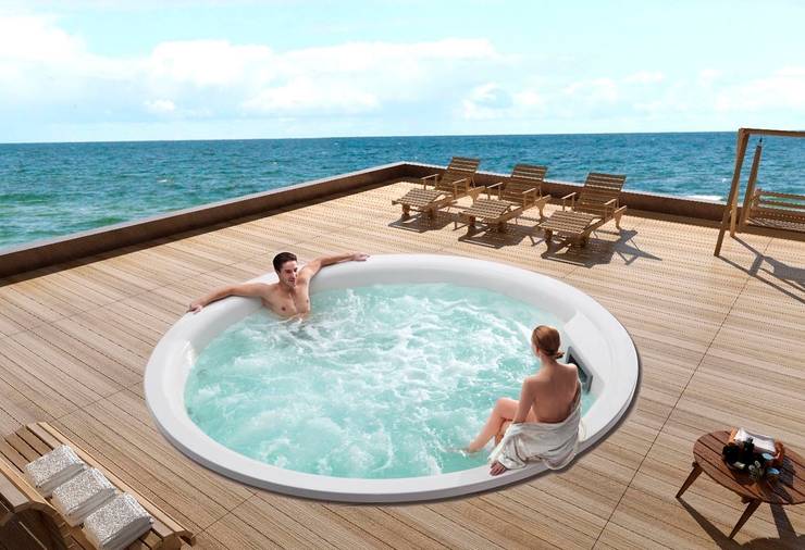 Jacuzzi en exterior ¡10 ideas fabulosas!
