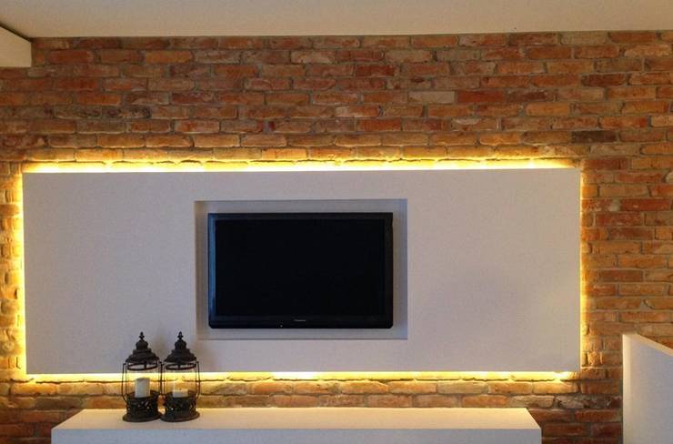 Salas / recibidores de estilo translation missing: ve.style.salas-recibidores.rustico por ITA Poland s.c.