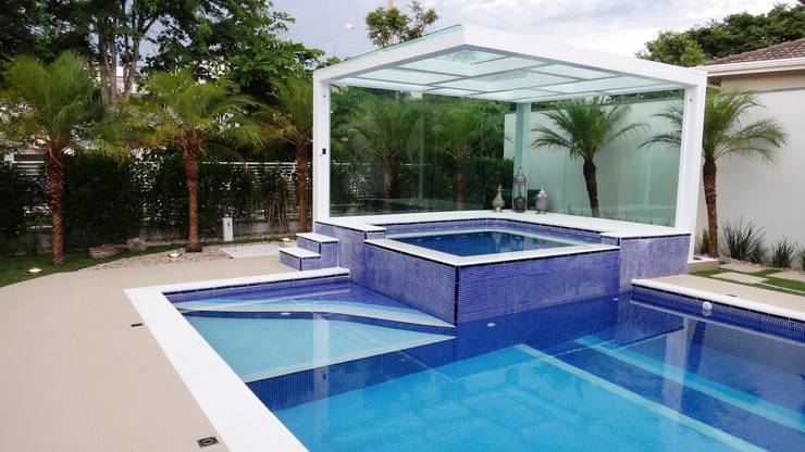 13 diseños de albercas elevadas que querrás tener en tu jardín