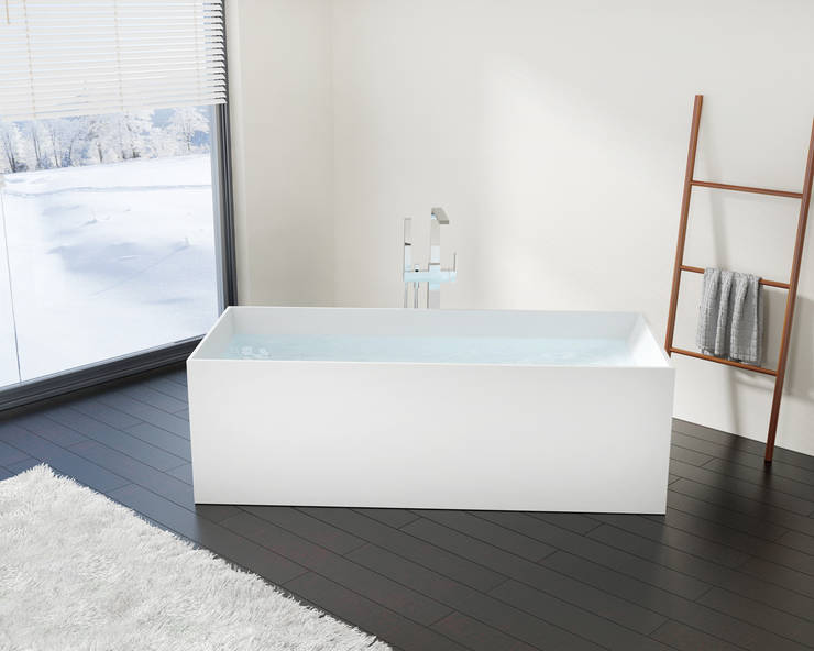 Eckige Freistehende Badewanne