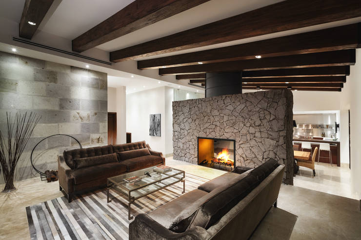 Division Sala Comedor Decoracion ~ moderne Wohnzimmer von Juan Luis Fern?ndez Arquitecto Division Sala Comedor Decoracion ~ moderne Wohnzimmer von Juan Luis Fern?ndez Arquitecto