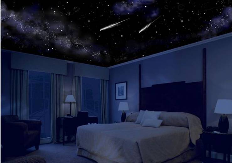 Carta da parati sul soffitto ~ canlic for . Carta da parati per camere da letto moderne cielo