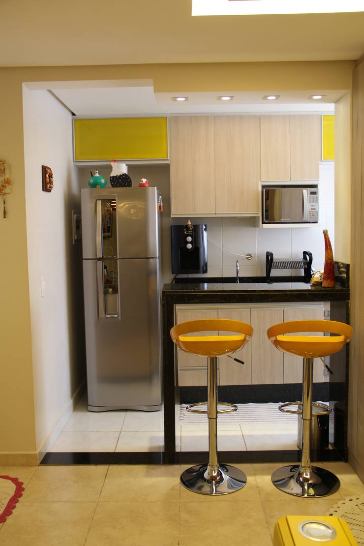 40 goede ideeën voor het plannen van een kleine keuken
