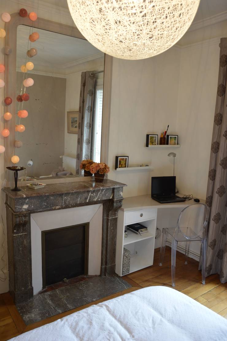 Chambre romantique et design appartement haussmannien par ...