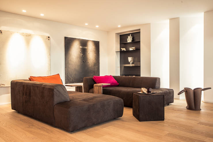 Das wohnzimmer in braun gestalten und zeitlos im trend bleiben