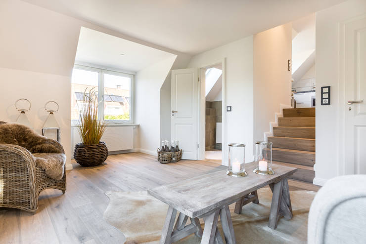 Landelijke keuken inrichten: woonkamer inrichten donkere vloer ...