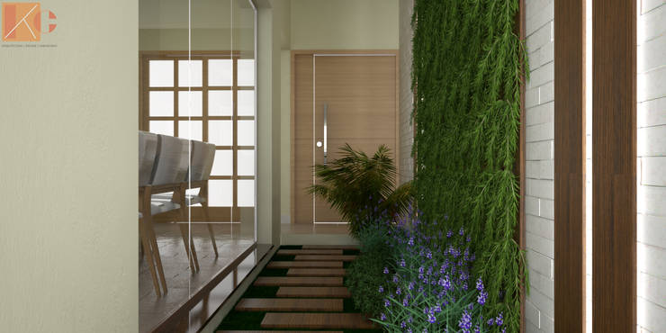 13 ideas de jardines para decorar el pasillo de tu casa