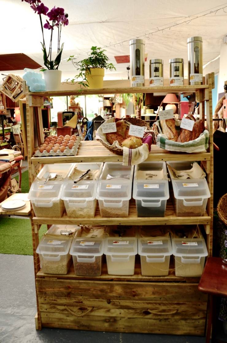 Meuble Bois Palette épicerie