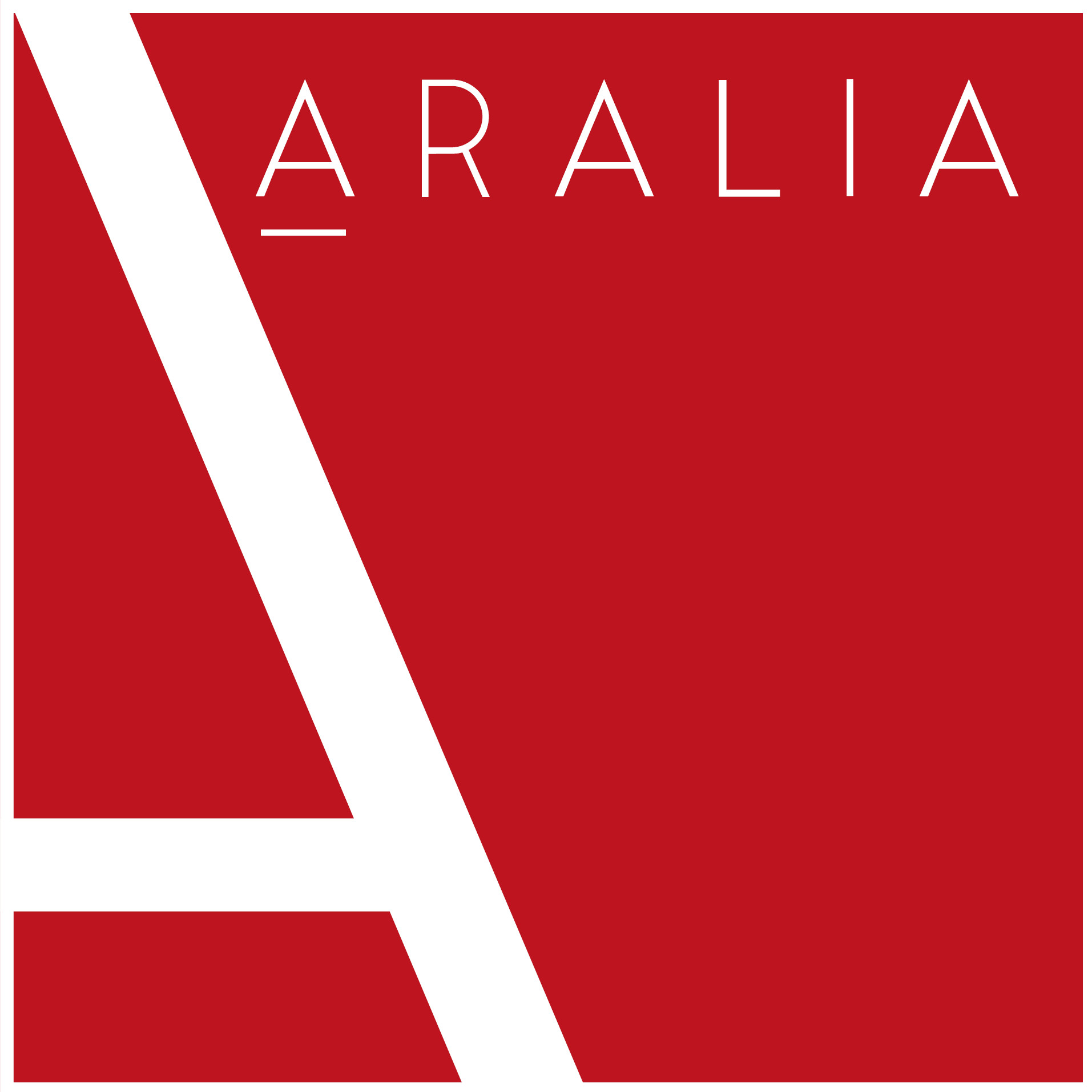  أسوار حدائق منزلية Aralia_Logo_SQUARE_RED_R01