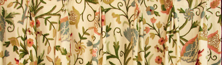 Crewel Fabrics Curtains Drapes By Crewel Fabric From Zia